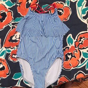 Striped swimsuit
